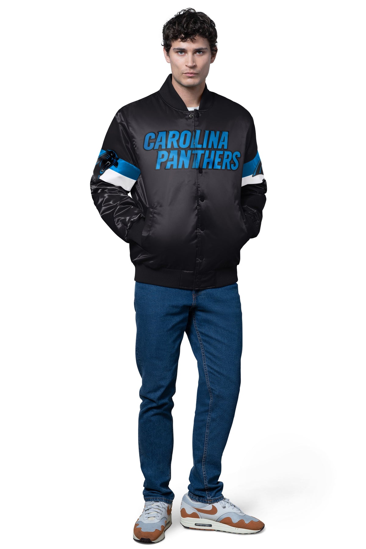 MENS CAROLINA PANTHERS 80's INSPIRED SWEATSHIRT White | Starter