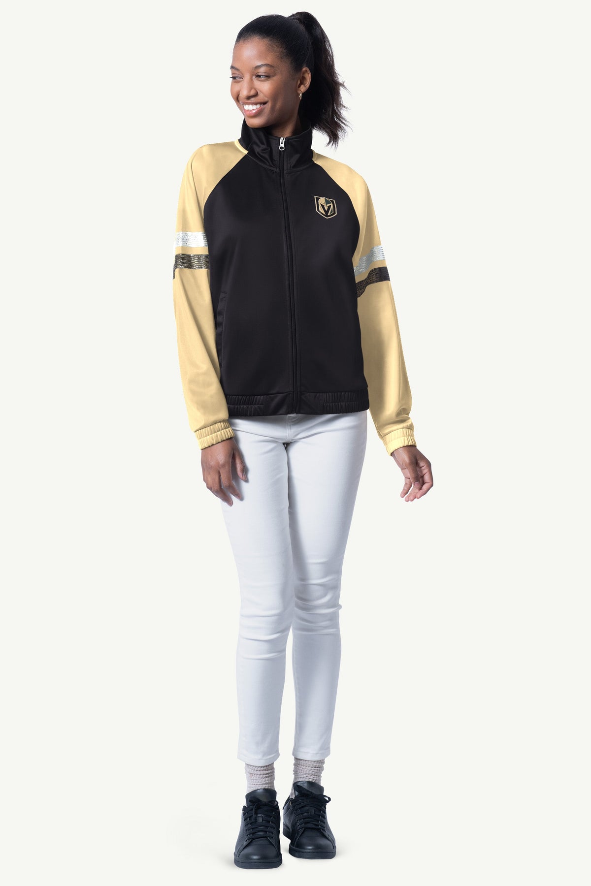MENS VEGAS GOLDEN KNIGHTS CENTER SQUEEZE SWEATSHIRT Black | Starter