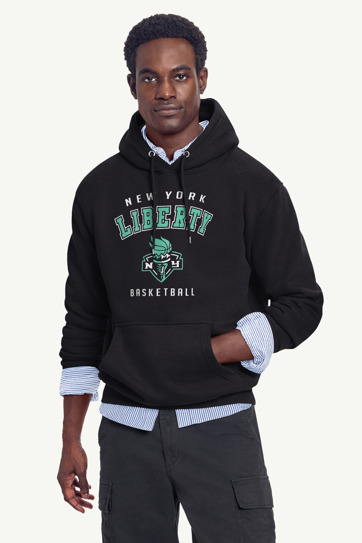 WOMENS WNBA NEW YORK LIBERTY ARCH SWEATSHIRT Grey | Starter