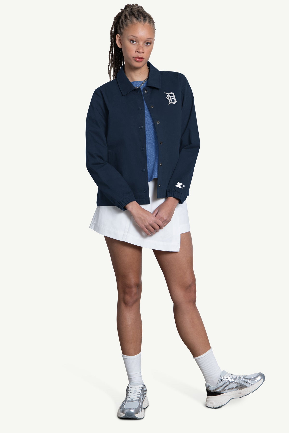 WOMENS DETROIT TIGERS COACHES JACKET - Multi