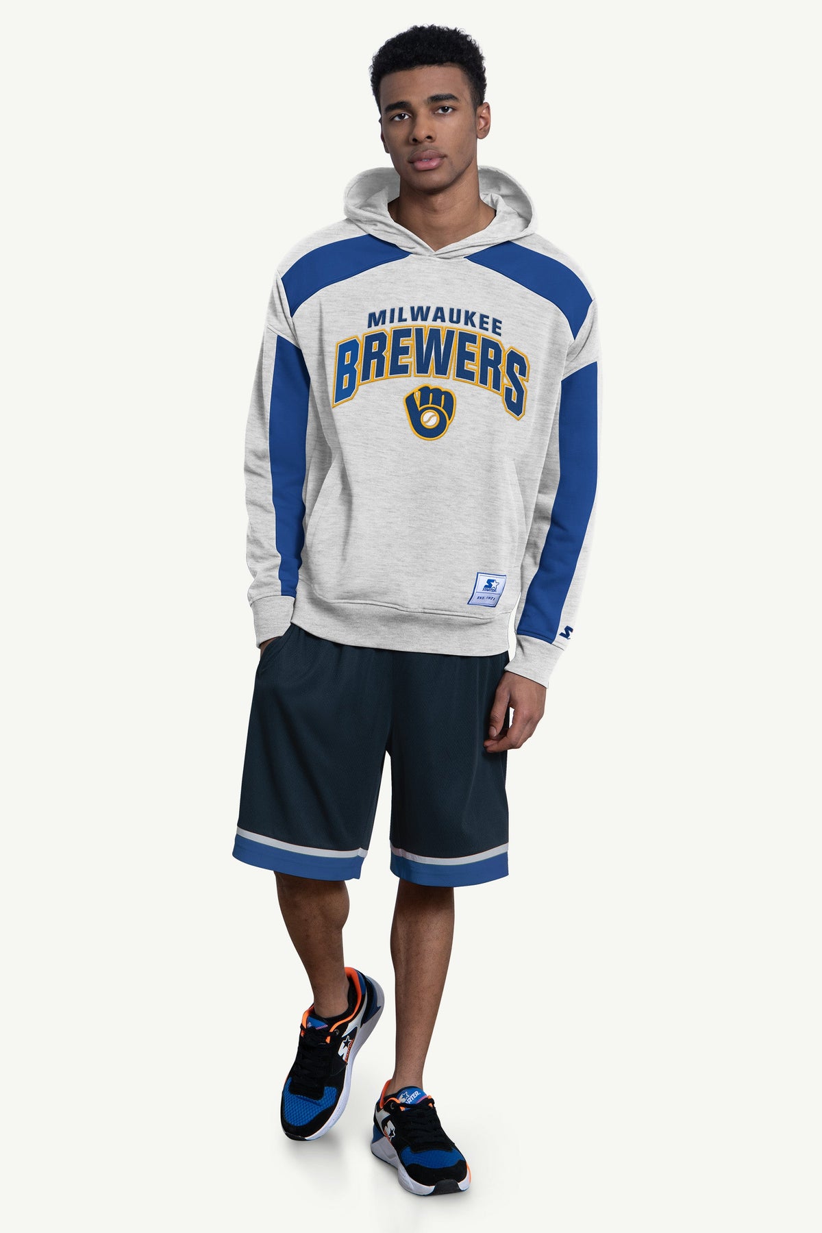 MENS MILWAUKEE BREWERS PRO SET HOODIE - Multi