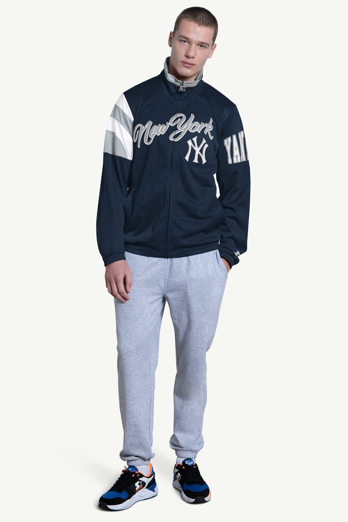 MENS NEW YORK YANKEES HERITAGE TRACK JACKET - Multi