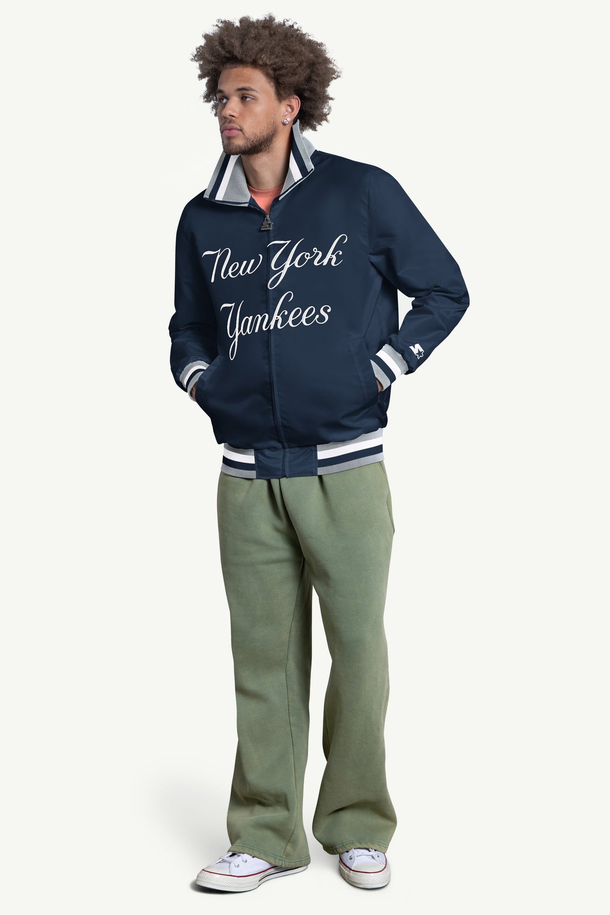MENS NEW YORK YANKEES CAPTAIN VARSITY JACKET - Multi