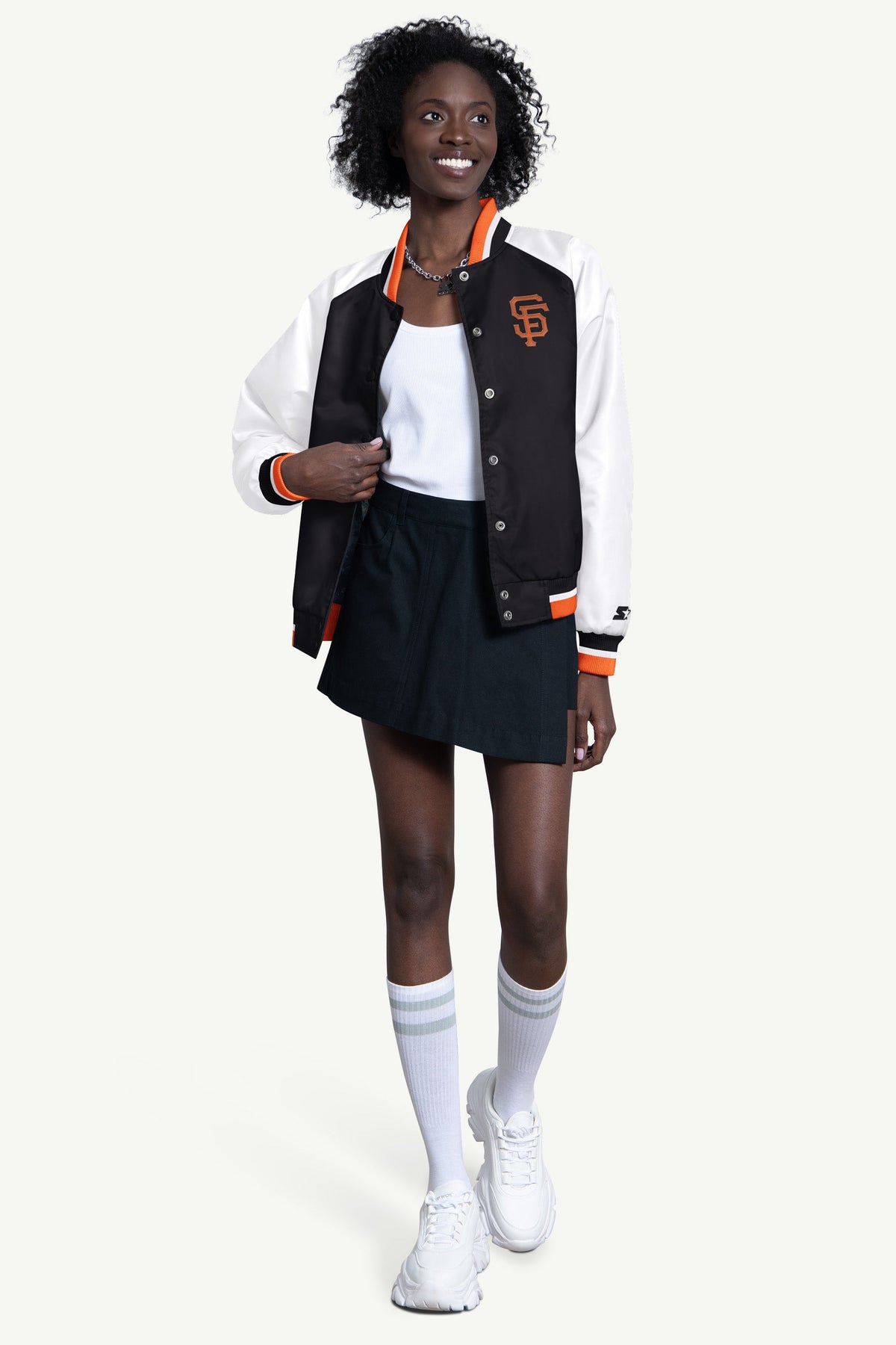 WOMENS SAN FRANCISCO GIANTS BLITZ VARSITY JACKET - Multi
