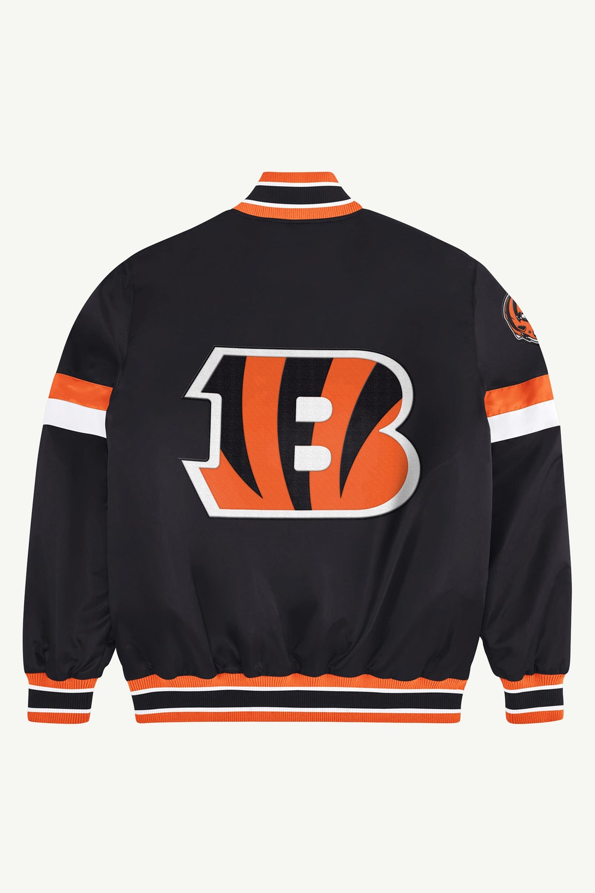 CINCINNATI BENGALS HOME GAME VARSITY JACKET - Black