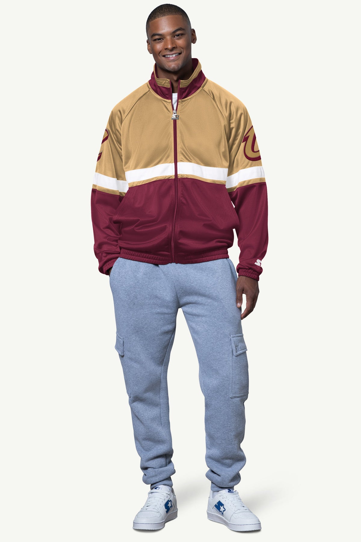 MENS CLEVELAND CAVALIERS VETERAN TRACK JACKET - Starter