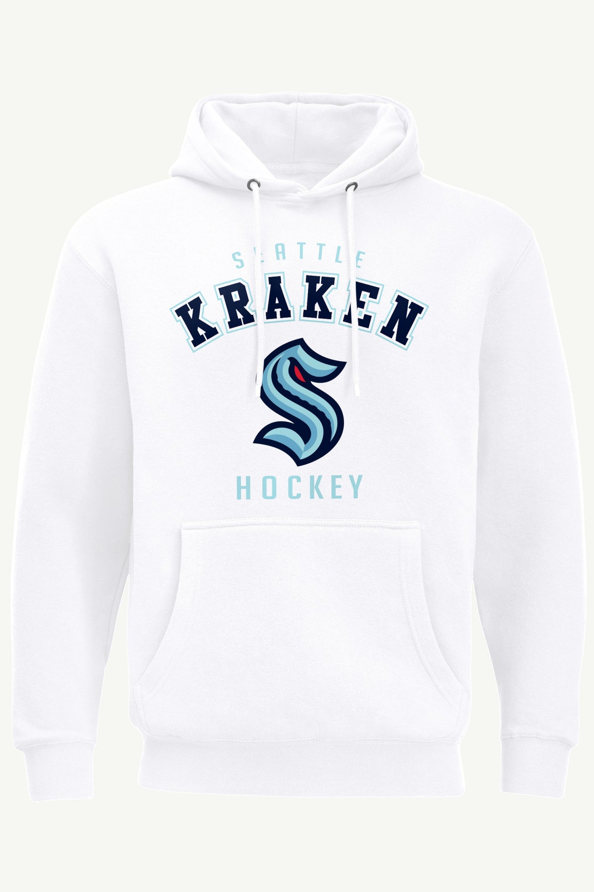 MENS SEATTLE KRAKEN GRAPHIC HOODIE - White