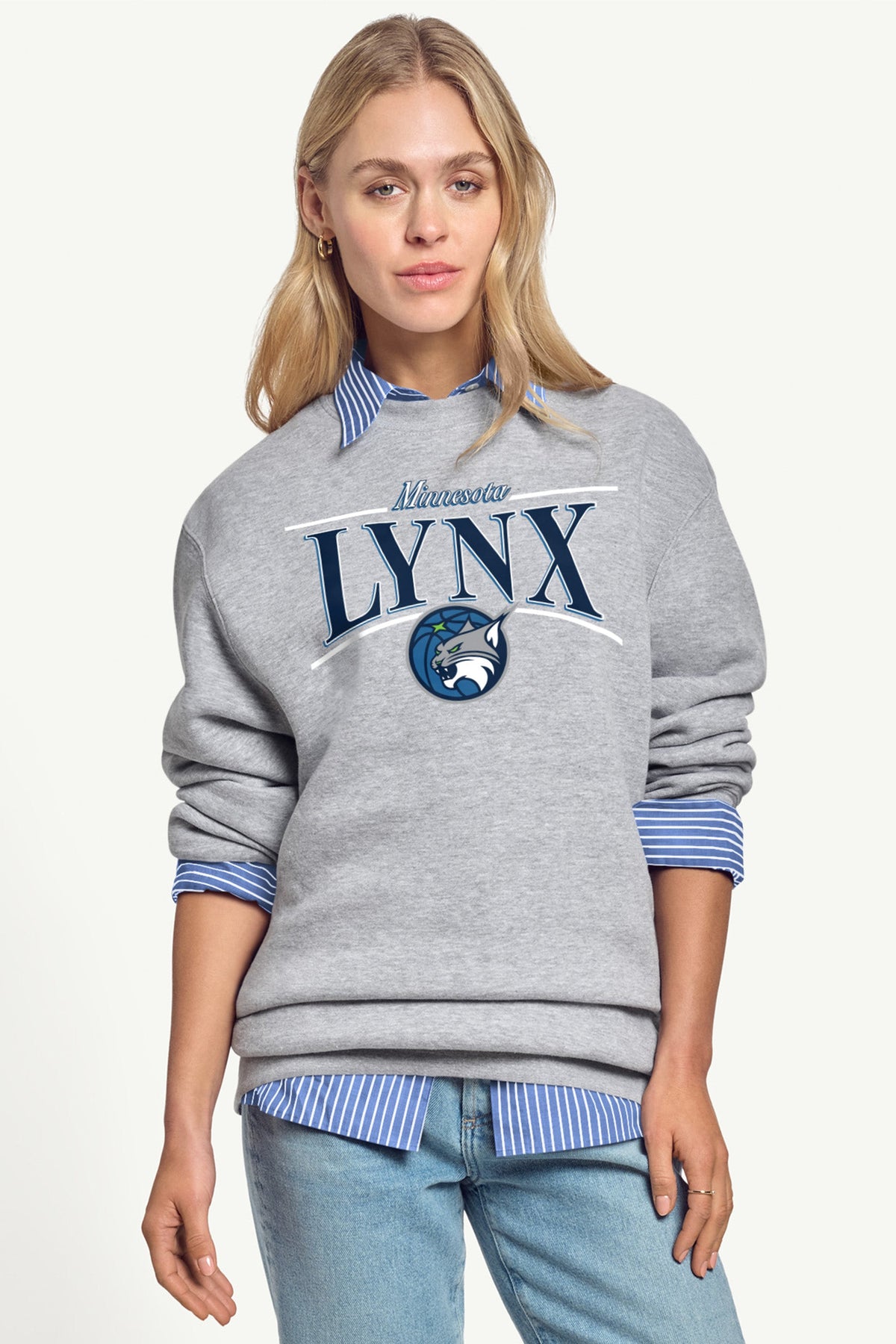 WOMENS WNBA MINNESOTA LYNX ARCH SWEATSHIRT - Grey