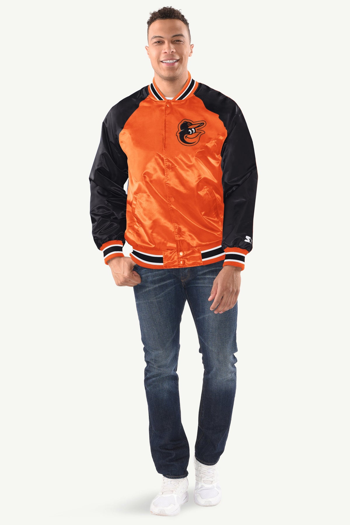 WOMENS BALTIMORE ORIOLES FIREWORKS HOODIE White | Starter