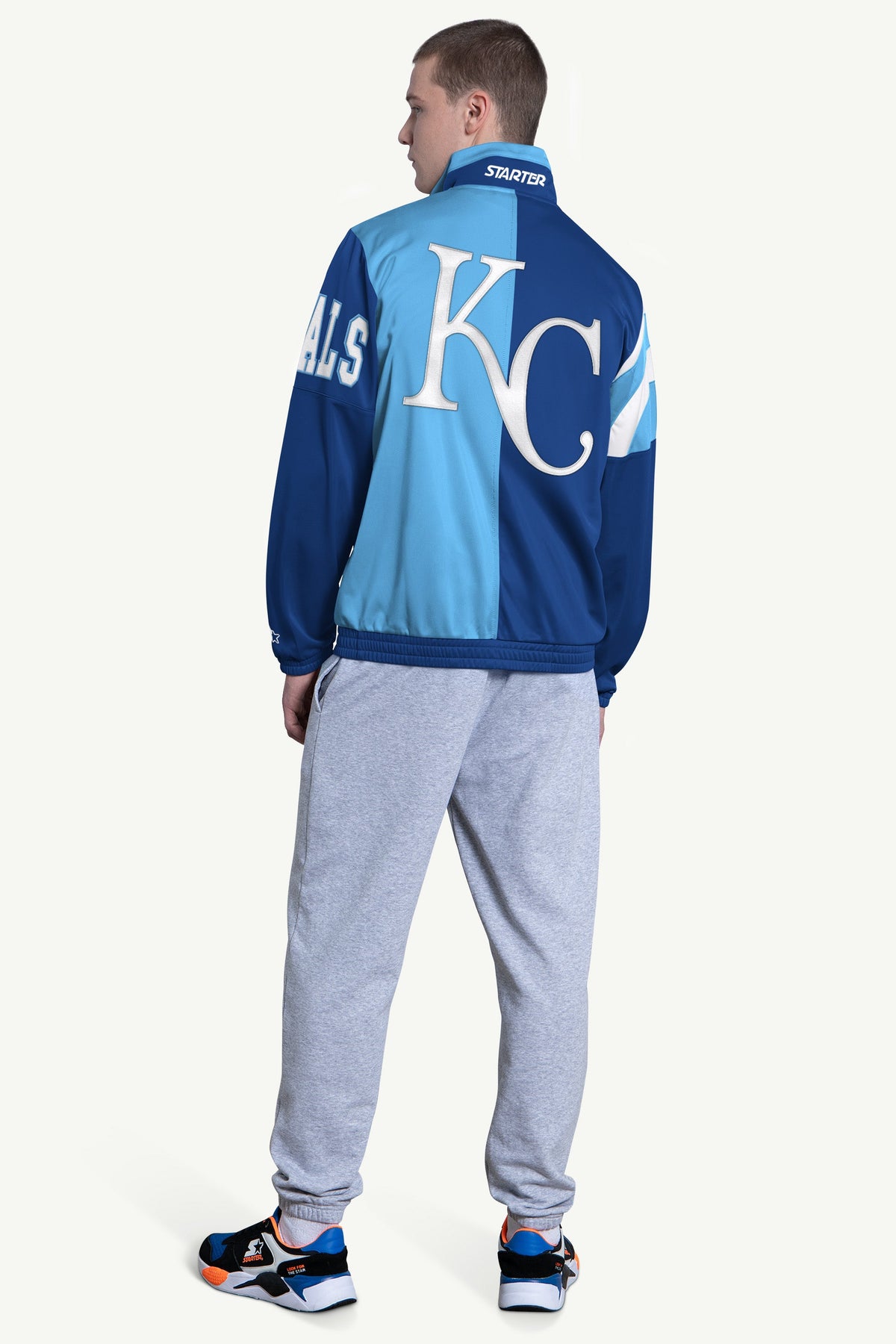 MENS KANSAS CITY ROYALS CENTER SQUEEZE SWEATSHIRT Royal | Starter