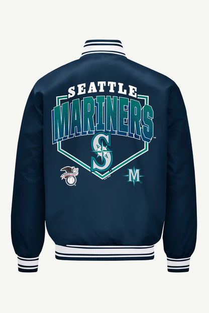 MENS SEATTLE MARINERS TEAM GRAPHIC T SHIRT Heather Grey | Starter