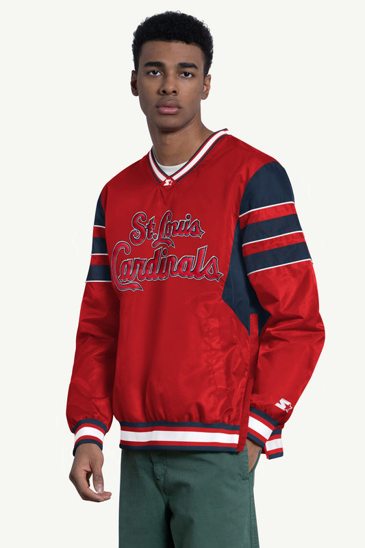 WOMENS ST LOUIS CARDINALS FIREWORKS SWEATSHIRT White | Starter