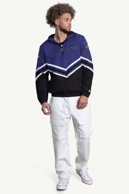 MENS BALTIMORE RAVENS HANDOFF FLEECE HOODIE  | Starter