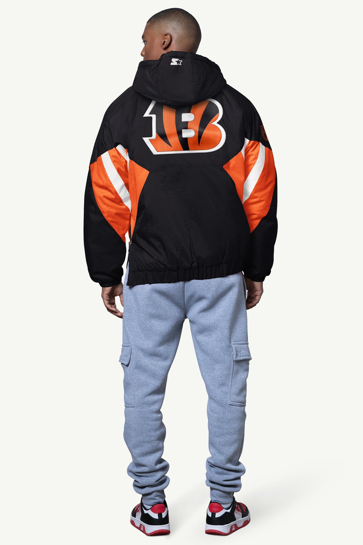MENS CINCINNATI BENGALS SWEATSHIRT Heather Grey | Starter