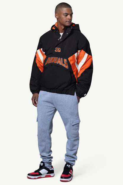MENS CINCINNATI BENGALS MESH LOOK SWEATSHIRT White | Starter
