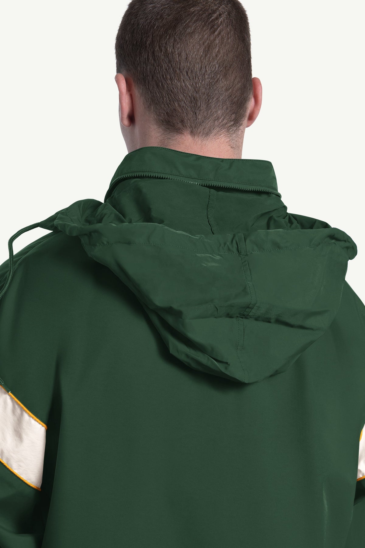 MENS GREEN BAY PACKERS SIGNAL COLLAR PULLOVER  | Starter