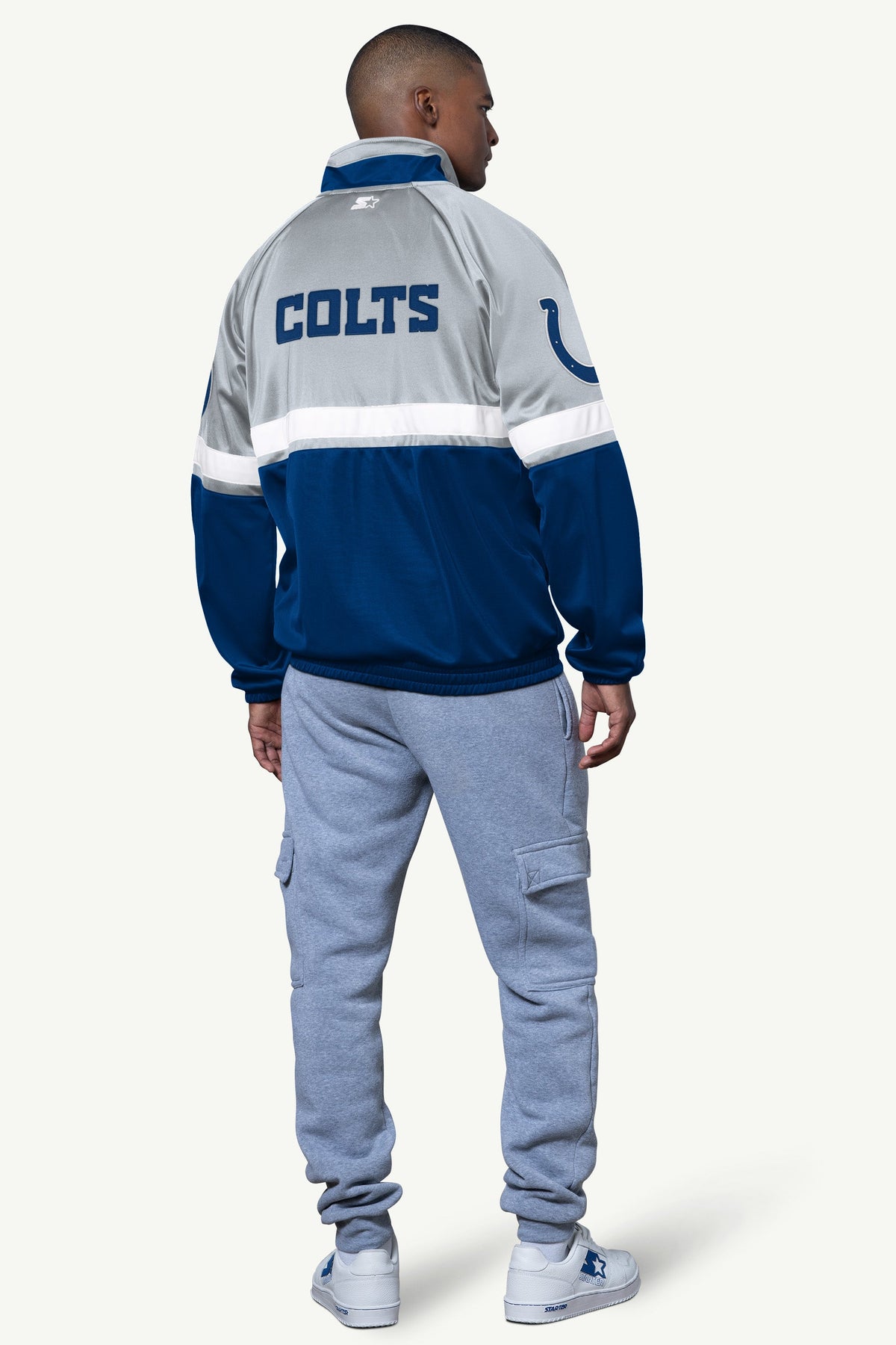 MENS INDIANAPOLIS COLTS VETERAN TRACK JACKET  | Starter