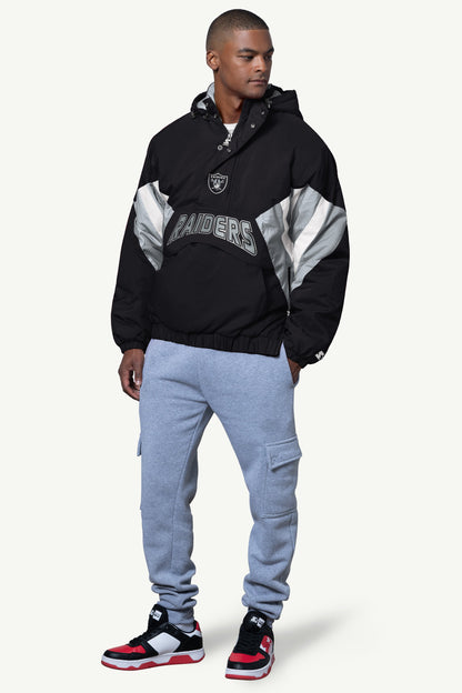 MENS LAS VEGAS RAIDERS TAILSWEEP LONG SLEEVE T SHIRT Black | Starter