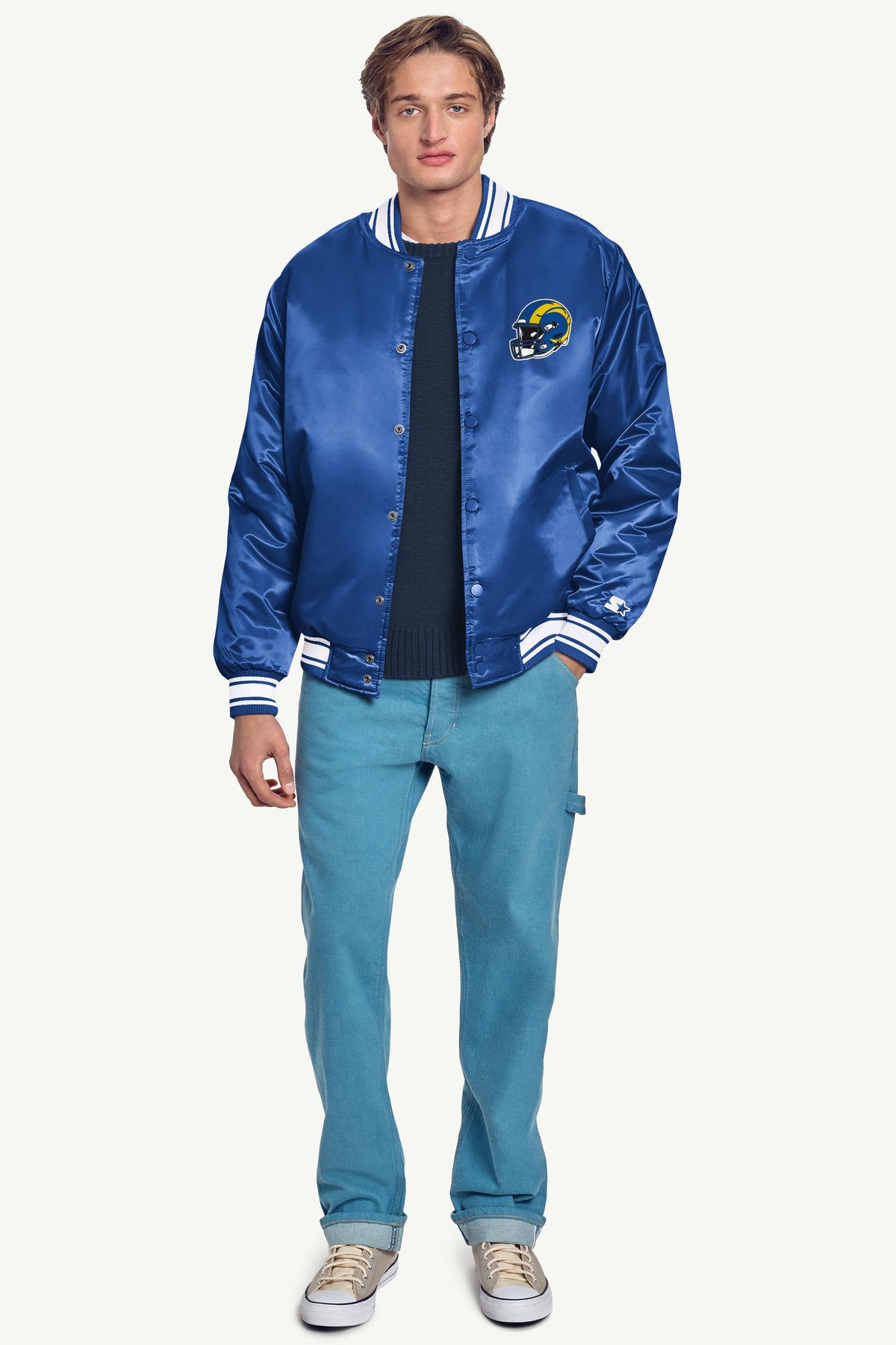 MENS LOS ANGELES RAMS ZOOM SWEATSHIRT Royal | Starter