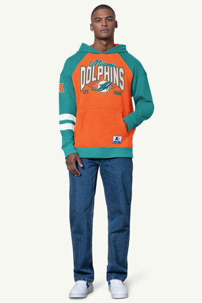 MENS MIAMI DOLPHINS SWEATSHIRT White | Starter