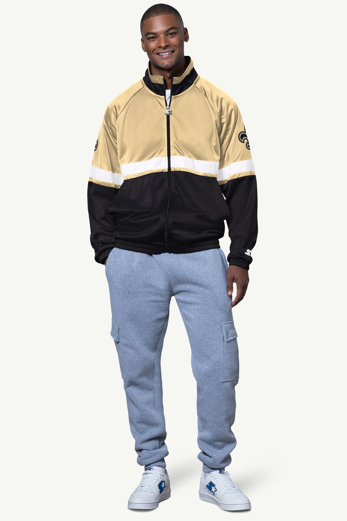 MENS NEW ORLEANS SAINTS HANDOFF FLEECE HOODIE  | Starter