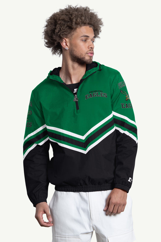 MENS PHILADELPIA EAGLES SATIN VARSITY JACKET Multi | Starter