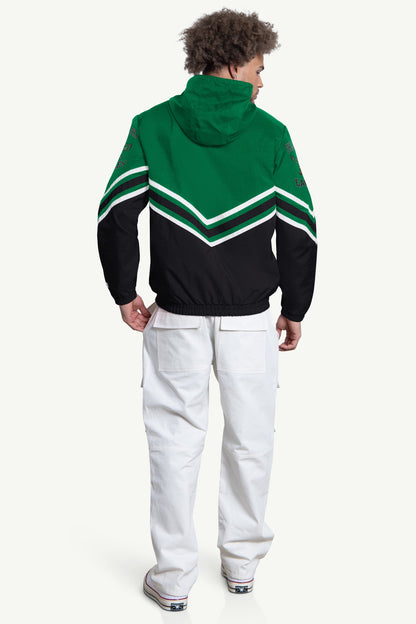 MENS PHILADELPHIA EAGLES PASS RUSH SATIN VARSITY JACKET  | Starter