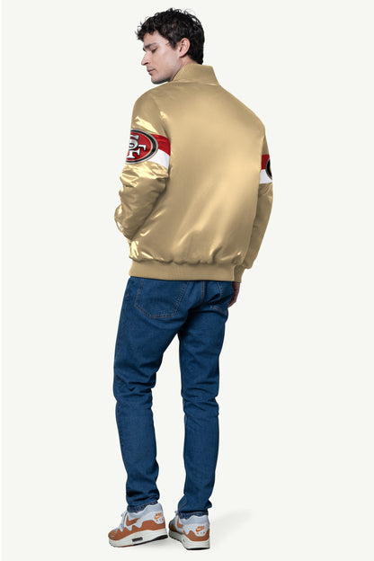 MENS SAN FRANCISCO 49ERS SIGNAL COLLAR PULLOVER  | Starter