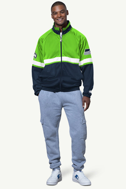 MENS SEATTLE SEAHAWKS SWEATSHIRT Heather Grey | Starter