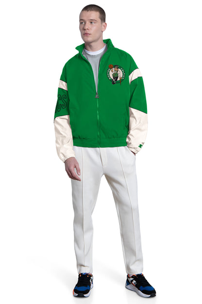 MENS BOSTON CELTICS INDUCTEE SATIN VARSITY JACKET Multi | Starter