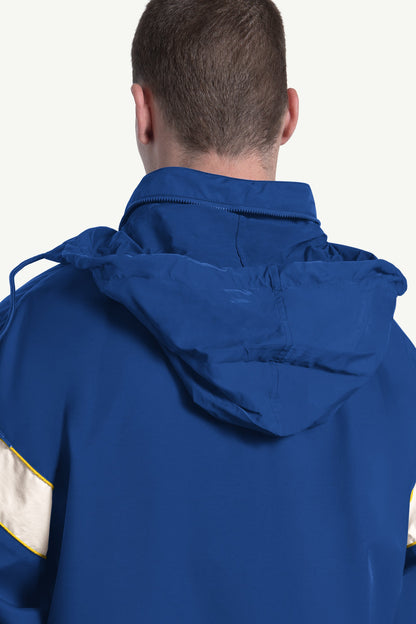 MENS GOLDEN STATE WARRIORS TRIPLE OPTION SATIN VARSITY JACKET  | Starter
