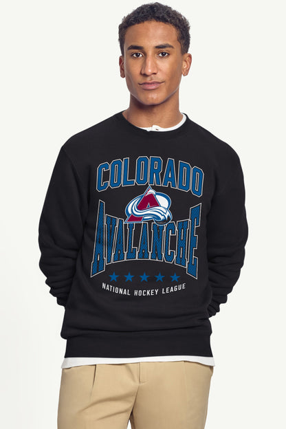 MENS COLORADO AVALANCHE TAILSWEEP SWEATSHIRT White | Starter