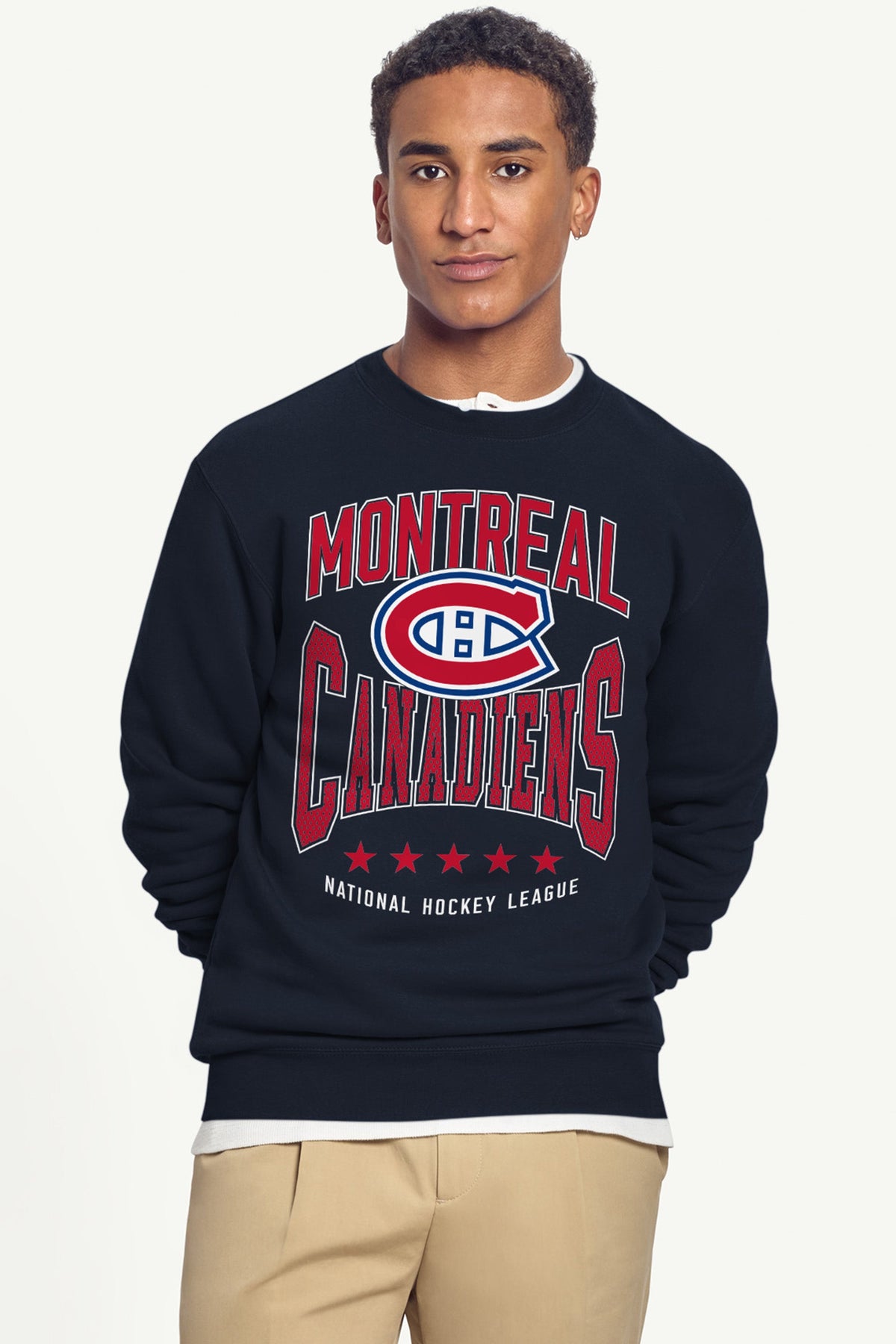 MENS MONTREAL CANADIENS GRAPHIC SWEATSHIRT White | Starter