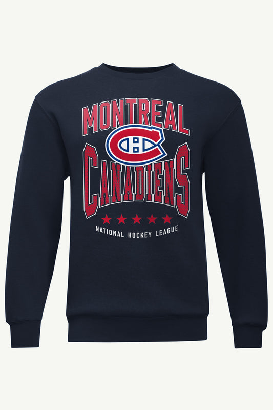 MENS MONTREAL CANADIENS TAILSWEEP SWEATSHIRT Heather Grey | Starter