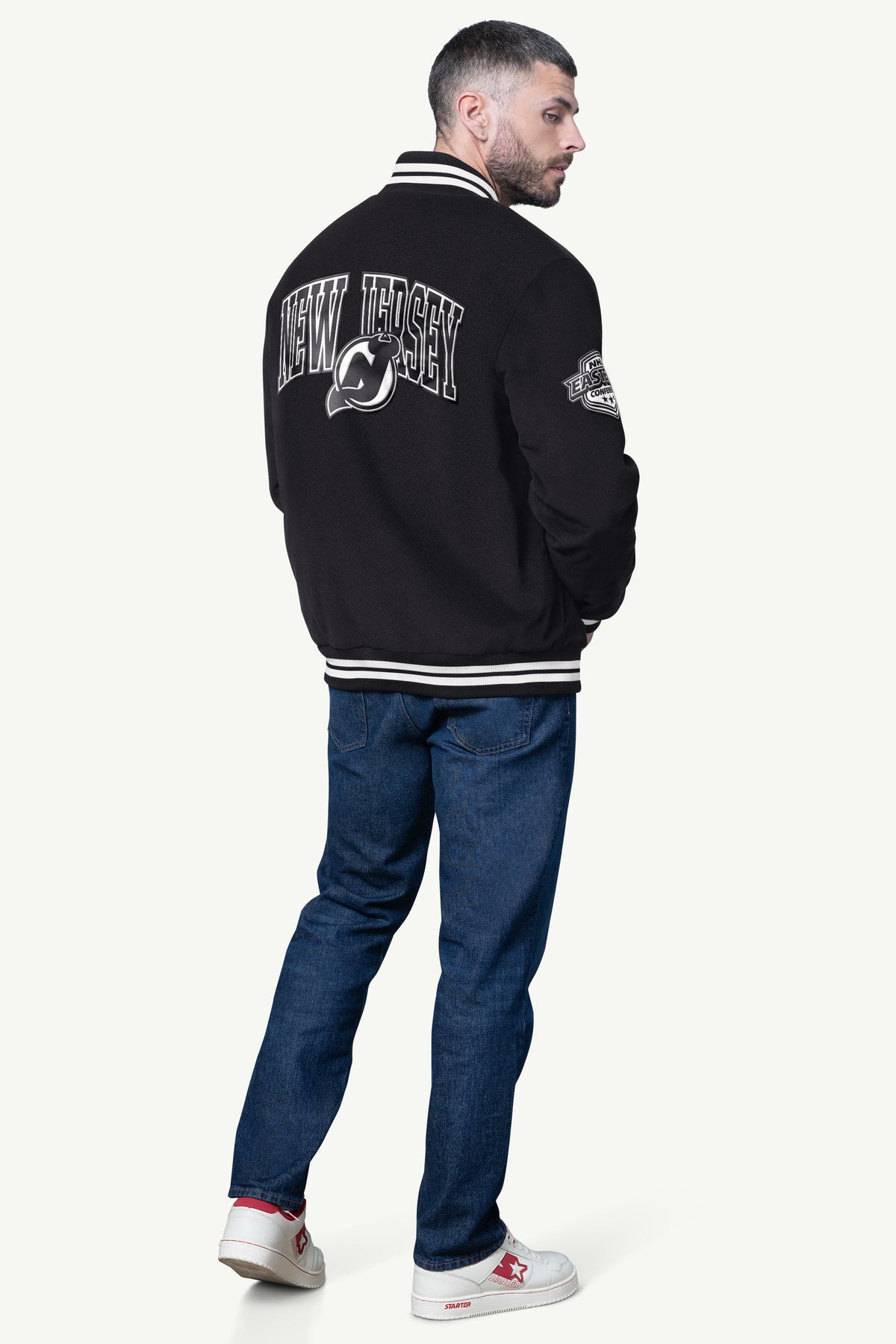 MENS NEW JERSEY DEVILS TAILSWEEP SWEATSHIRT Black | Starter