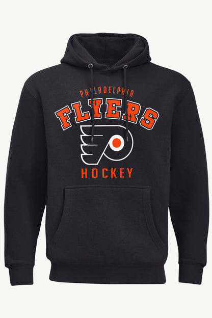 MENS PHILADELPHIA FLYERS TAILSWEEP LONG SLEEVE T SHIRT Heather Grey | Starter