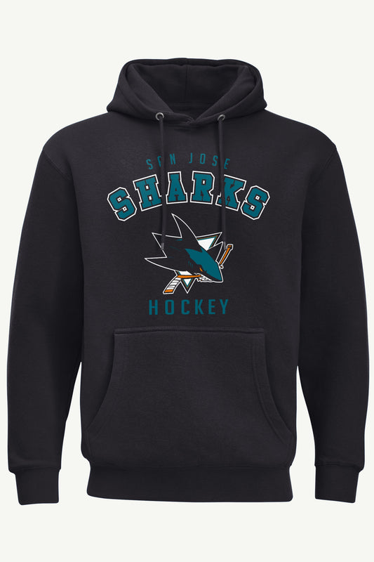 MENS SAN JOSE SHARKS TAILSWEEP HOODIE White | Starter