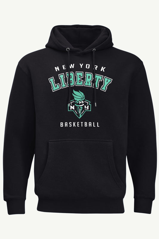 WOMENS WNBA NEW YOR LIBERTY BLEACHERS & BANNER T SHIRT Black | Starter