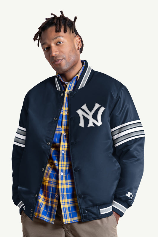 WOMENS NEW YORK YANKEES TEAMWORK TRACK JACKET Multi | Starter