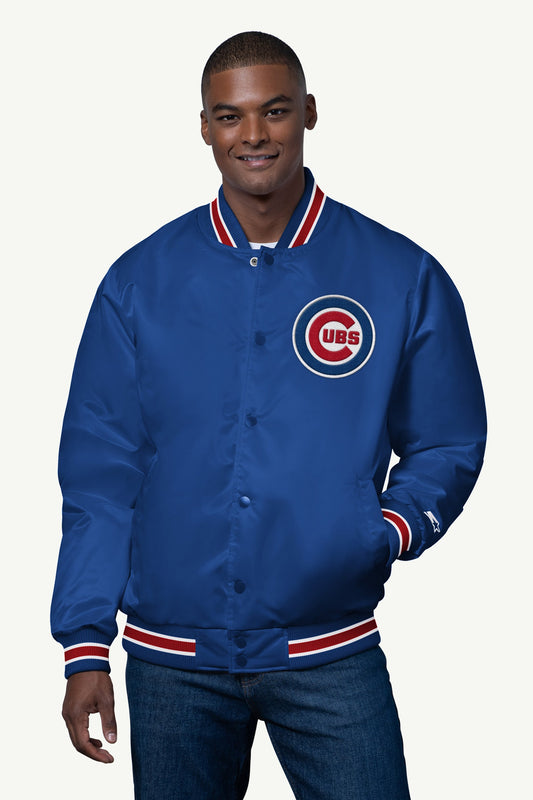 MENS CHICAGO CUBS SATIN JACKET  | Starter