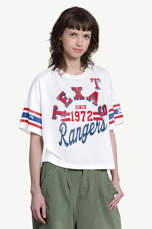MENS TEXAS RANGERS BASEBALL CHARACTER SHORT SLEEVE T SHIRT White | Starter