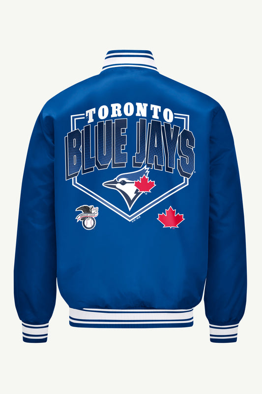 MENS TORONTO BLUE JAYS DISTRESSED COOPERSTOWN DIAMOND SHORT SLEEVE T SHIRT Vintage White | Starter