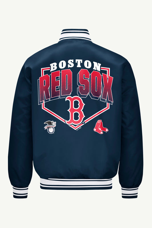 MENS BOSTON RED SOX DISTRESSED COOPERSTOWN DIAMOND SHORT SLEEVE T SHIRT Vintage White | Starter