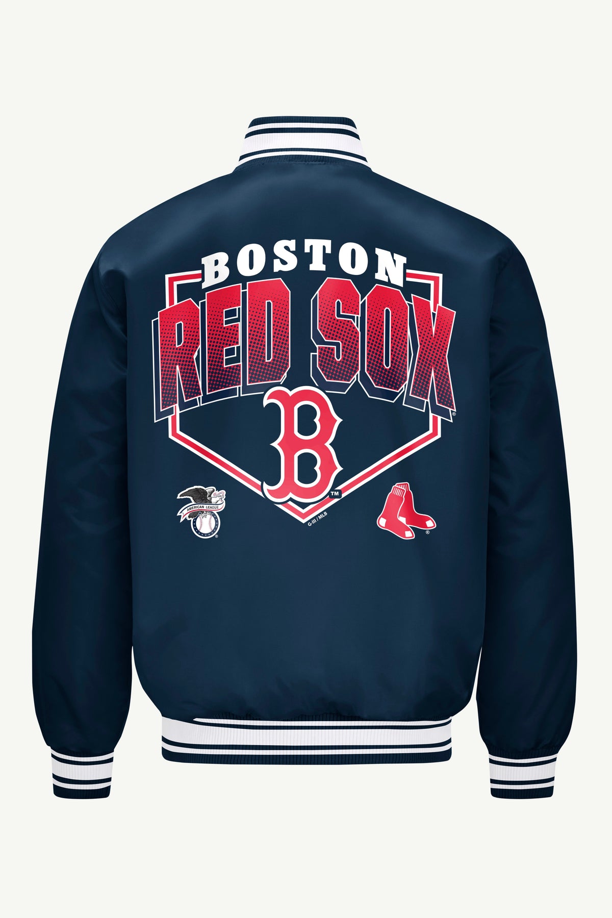 MENS BOSTON RED SOX  DISTRESSED COOPERSTOWN DIAMOND SHORT SLEEVE T SHIRT Vintage White | Starter