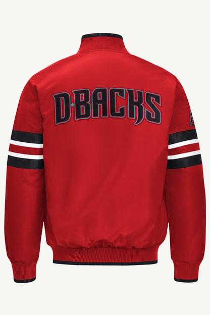 MENS ARIZONA DIAMONDBACKS SATIN VARSITY JACKET - Starter