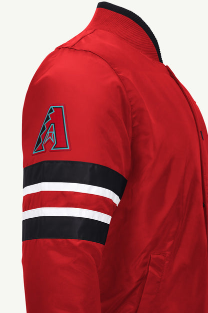 MENS ARIZONA DIAMONDBACKS SATIN VARSITY JACKET - Starter