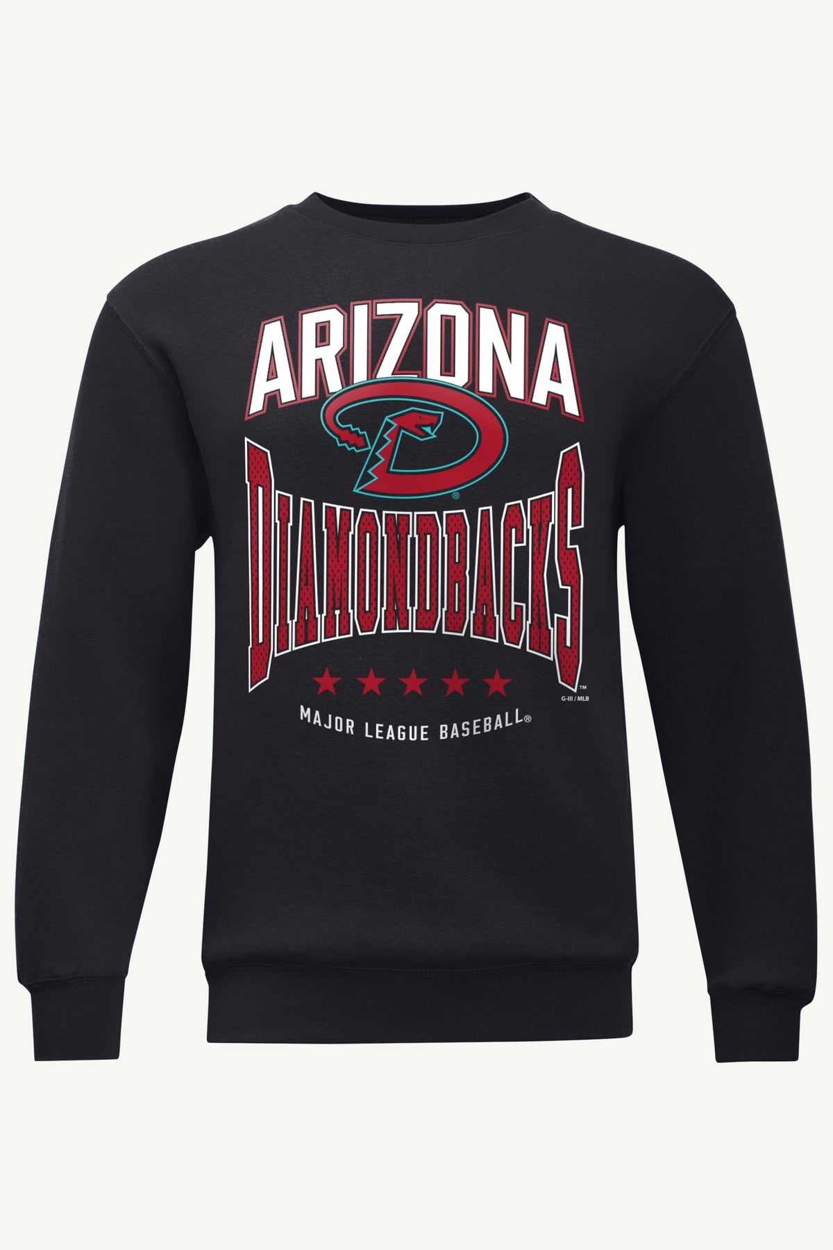 MENS ARIZONA DIAMONDBACKS CENTER SQUEEZE SWEATSHIRT - Black