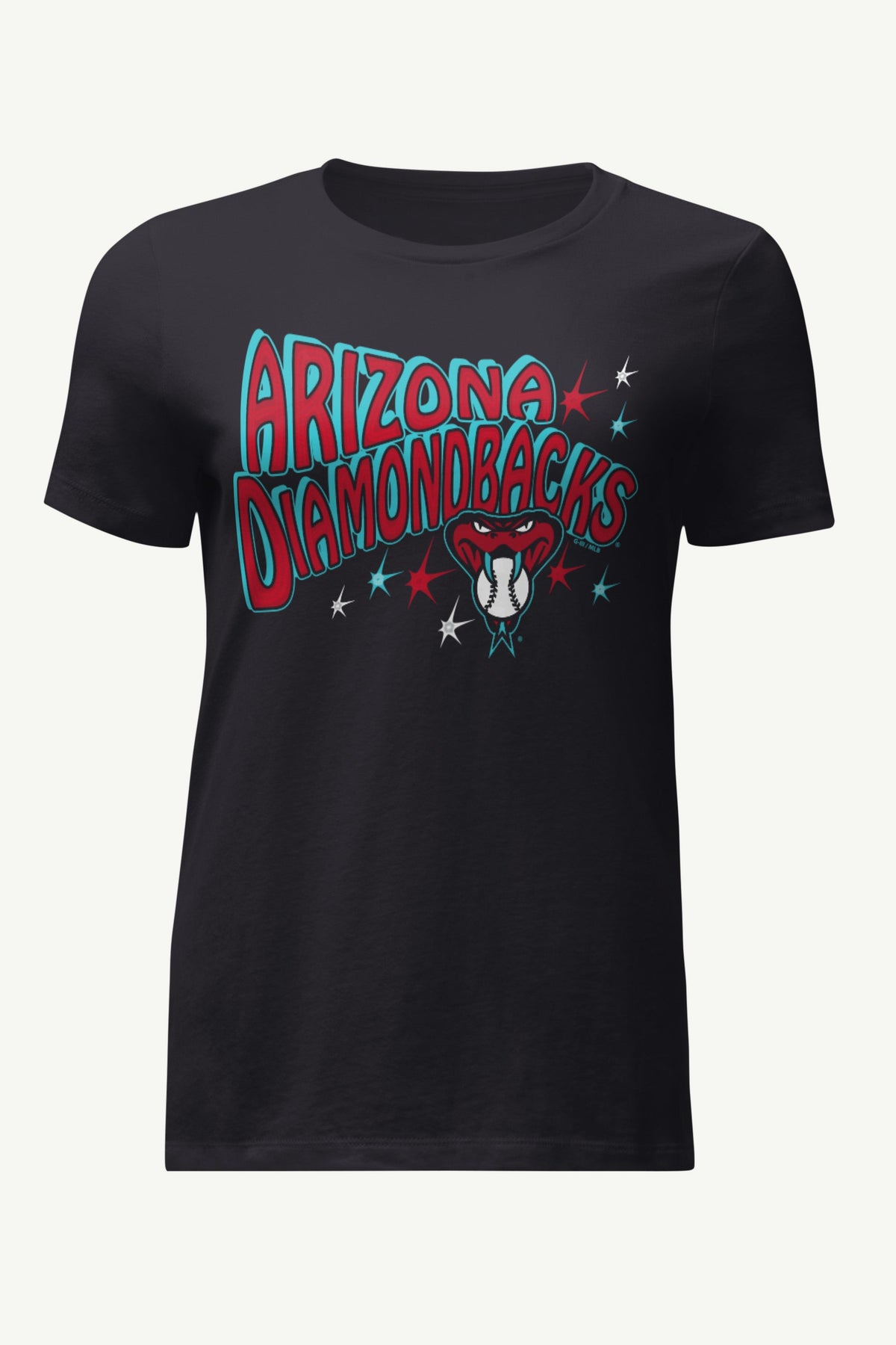 WOMENS ARIZONA DIAMONDBACKS FIREWORKS T SHIRT - Black