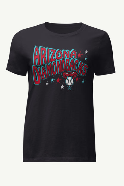 WOMENS ARIZONA DIAMONDBACKS FIREWORKS T SHIRT - Black