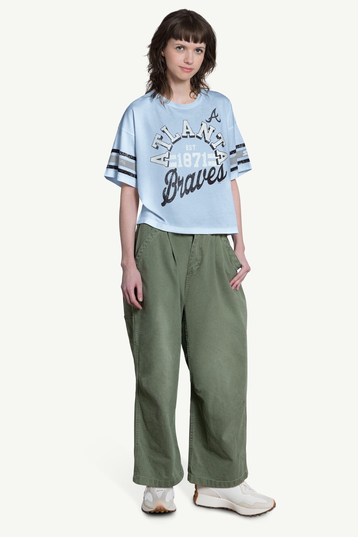 WOMENS ATLANTA BRAVES OFFENSE SHORT SLEEVE T SHIRT - Multi